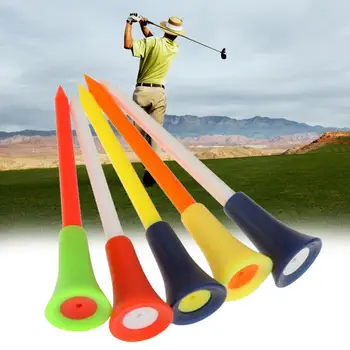 50 יח ' מפלסטיק גולף Tees צבע רב 83mm עמיד גומי כרית העליון של גולף אביזרי גולף עבור גולף Sprot חדש