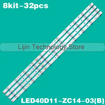 32 יח/להגדיר את תאורת LED אחורית הרצועה JVC LT-40M640-טי-וי 4128LTA2 LT-40C540 LSC400HN01 LT-40E71(א) LED40D11-ZC14-03(ב) LED40D11-01