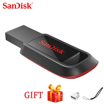כונן הבזק USB SanDisk CZ61 128GB/64GB/32GB/16GB כונן עט Pendrive USB 2.0 כונן פלאש מקל זיכרון USB דיסק פלאש usb