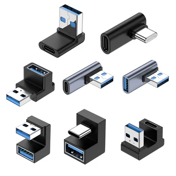 אוניברסלי OTG סוג C מתאם USB C זכר USB מיקרו USB נקבה-C ממיר 5V 3A מחבר מתאם במהירות גבוהה 10Gbps מחבר