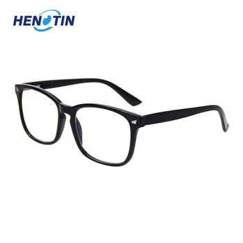 Henotin משקפי קריאה האביב ציר גברים ונשים מלבני מסגרת מרשם משקפיים הקורא