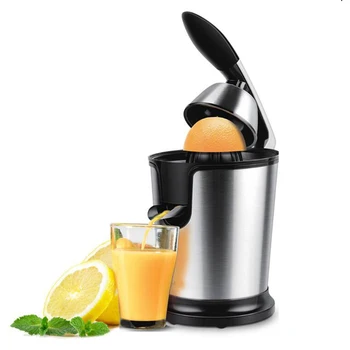 יד פלדה אל חלד לחץ מסחטת מיץ חשמלית מכונת מיץ תפוזים מכונת מיץ לימון המזיקים מיץ הפרדה