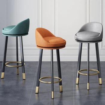 גיימר גבוהה בר כסאות המטבח הנורדי Counterbarber משרד בר כסאות מודרניים לפצות Luxurysillas הבר סלון ריהוט XY50BC