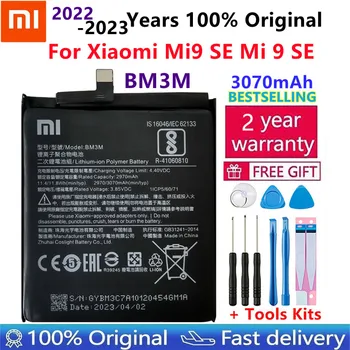 שיאו mi 100% Orginal BM3M 3070mAh סוללה עבור Xiaomi 9 סה Mi9 SE Mi 9SE BM3M באיכות גבוהה הטלפון החלפת סוללות +כלים