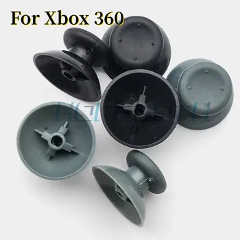 100pcs/lot אנלוגי לכסות 3D האגודל מקלות ' ויסטיק Thumbstick פטריות כיסוי עבור Microsoft Xbox 360 XBOX360 בקר שחור