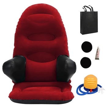מתנפחים קריאה משענת משחק נייד המותניים השאר ראש צוואר תמיכה חיצונית מושב הכסא האדום