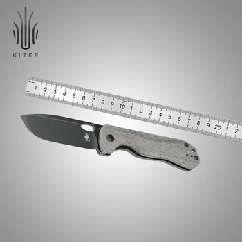 Kizer סכין טקטי V3627A1/V3627C1 Bugai 2023 חדש Micarta להתמודד עם 3V/154CM להב פלדה חיצונית סכינים