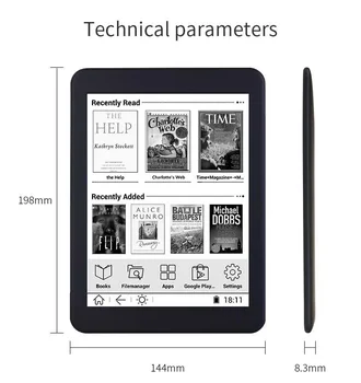 אוניקס BMAD הספר 16GB+2GB E הספר 7.8 אינץ מסך מגע E-book reader אנדרואיד WiFi Ereader Bluetooth אודיו E-ink 3200mah סוללה
