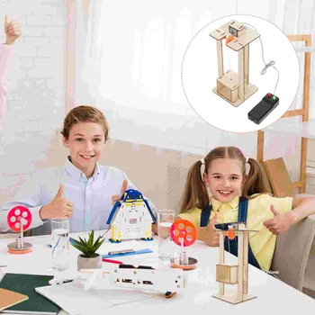 עץ מעלית מעלית DIY אמנות שהופך את הגן מוקדם חינוך למידה צעצועים לילדים ילדים