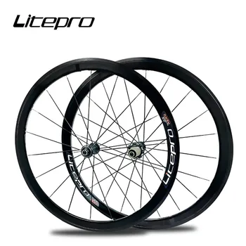 Litepro 700C משיכה ישר גלגלי סגסוגת אלומיניום רים 40 מ 