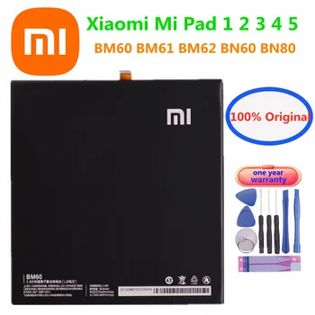 איכות גבוהה שיאו mi 100% Orginal לוח סוללה עבור Xiaomi Mi Pad 1 2 3 4 5 Pad1 Pad2 Pad3 Pad4 Pad5 BM60 BM61 BM62 BN60 BN80