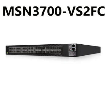 NVIDIA מלאנוקס MSN3700-VS2FC ספקטרום-2 200GbE 1U פתח מתג ה-Ethernet תלולית Linux System 32 x 200GbE QSFP56