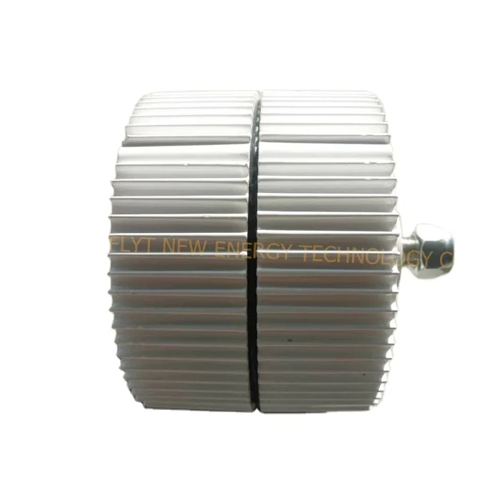 12v מגנט קבוע גנרטור 300w עבור Diy טורבינות רוח, מחולל אנרגיה חופשית עם בסיס שני פיר
