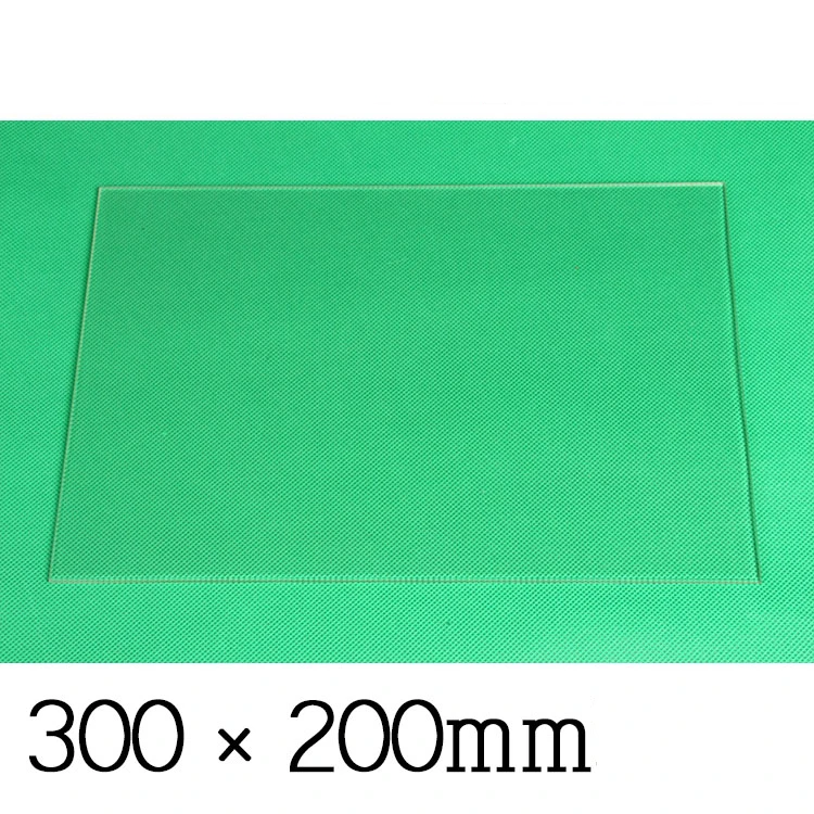 300x200mm זכוכית בורוסיליקט הדפסה על משטח RepRap Prusa i3 שדרוג חלקי מדפסת 3D באיכות גבוהה