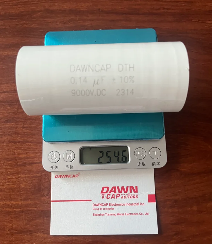 DAWNCAP DTH 0.14 UF 9000V DC 9KV ±10% דופק מתח גבוה אחסון אנרגיה הקבל.
