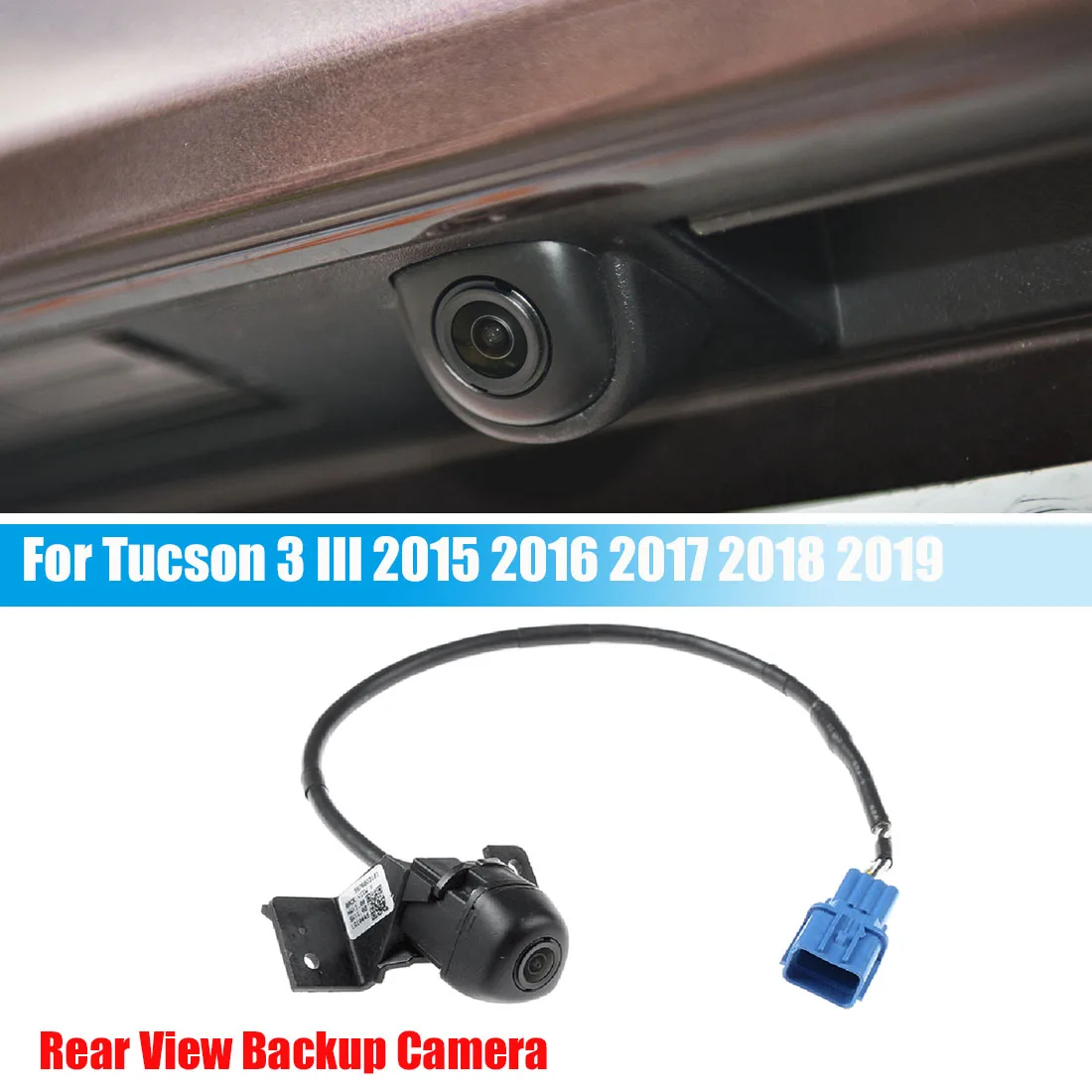 המכונית החדשה מצלמה אחורית עבור יונדאי טוסון 3 III 2015-2019 הפוך חניה לסייע מצלמה גיבוי 95760D3100 / 95760D3101