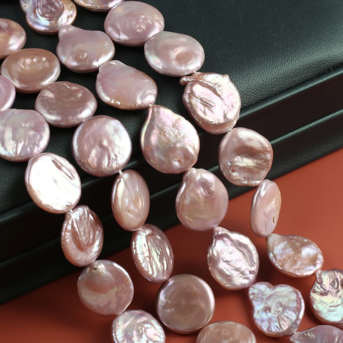 טבעי פנינה סגול גדול חתיכה צורה מעודן מראה אלגנטי עבור DIY ליצירת תכשיטים בעבודת יד צמיד שרשרת