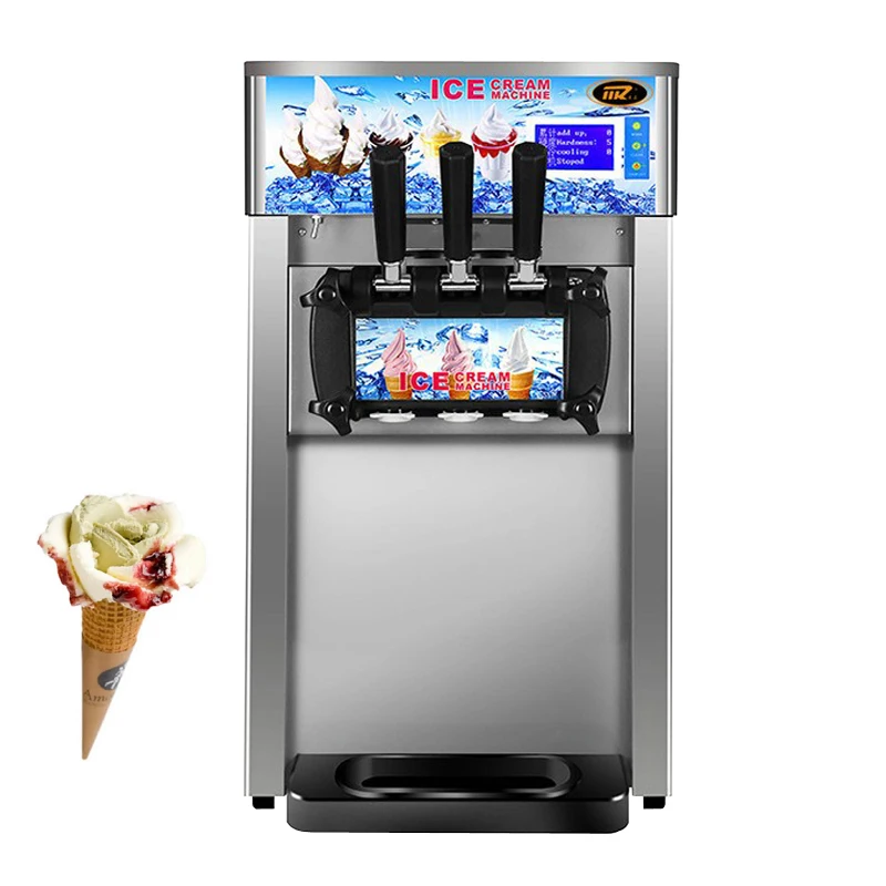 טעם טוב רכה גלידה מכונת מסחרי גלידה אוטומטיות, מכונת שולחן גלידה מקבלי 110V 220V