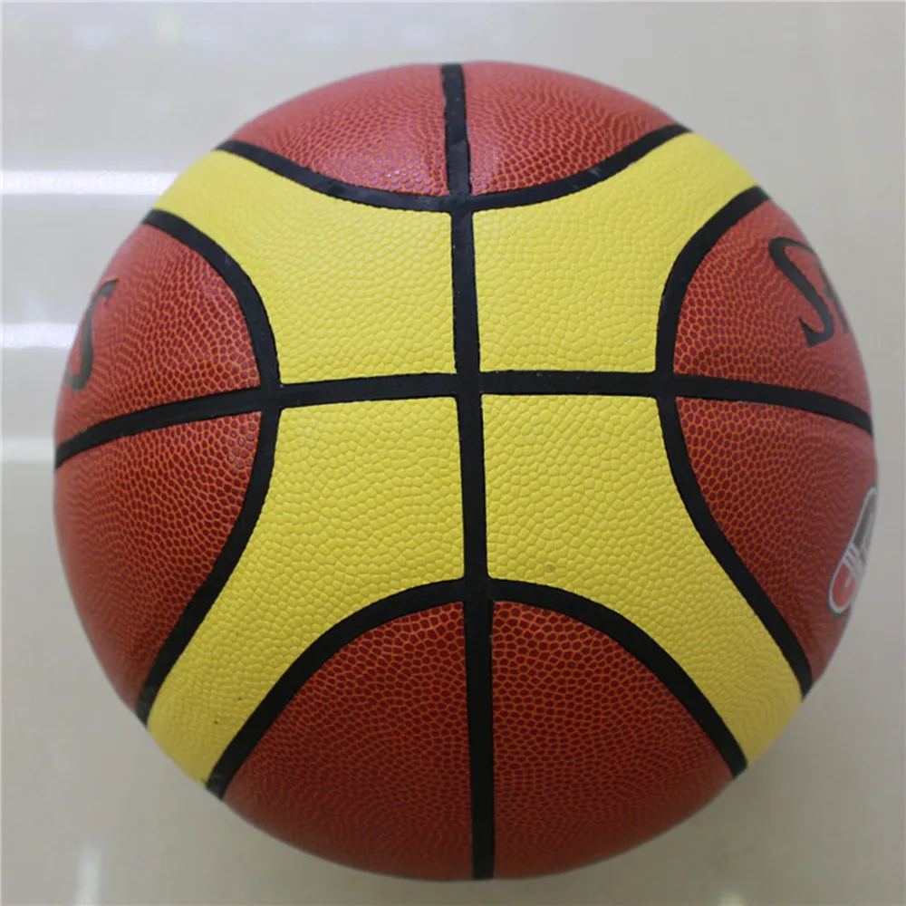 כדורסל 7 גודל גודל קבוצת כדורסל, כדור אימון כדור תלמיד תיכון כדורסל חומר PVC הכדור