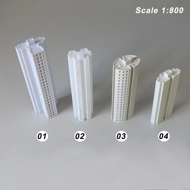 סימולציה מיניאטורי בניית דגמי פלסטיק ABS אדריכלות הבית חול שולחן זירת פריסת דיורמה חומרים 3Pcs/Lot
